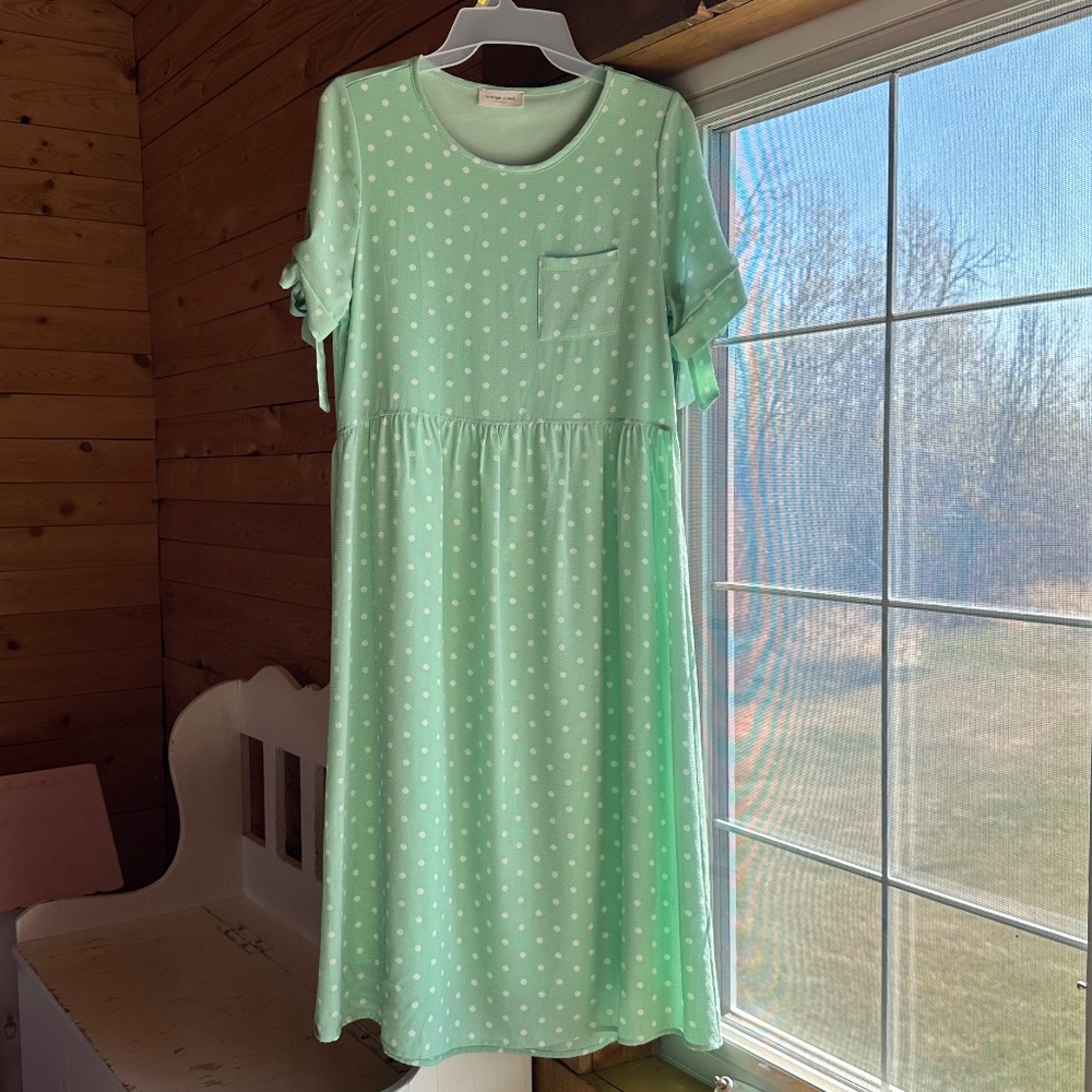 Orange Creek Mint Green Dress
